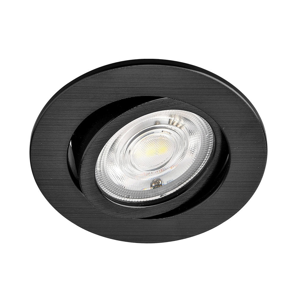 Braytron süllyesztett spot fekete színben 7W 3in1 IP20 630Lumen 230V*