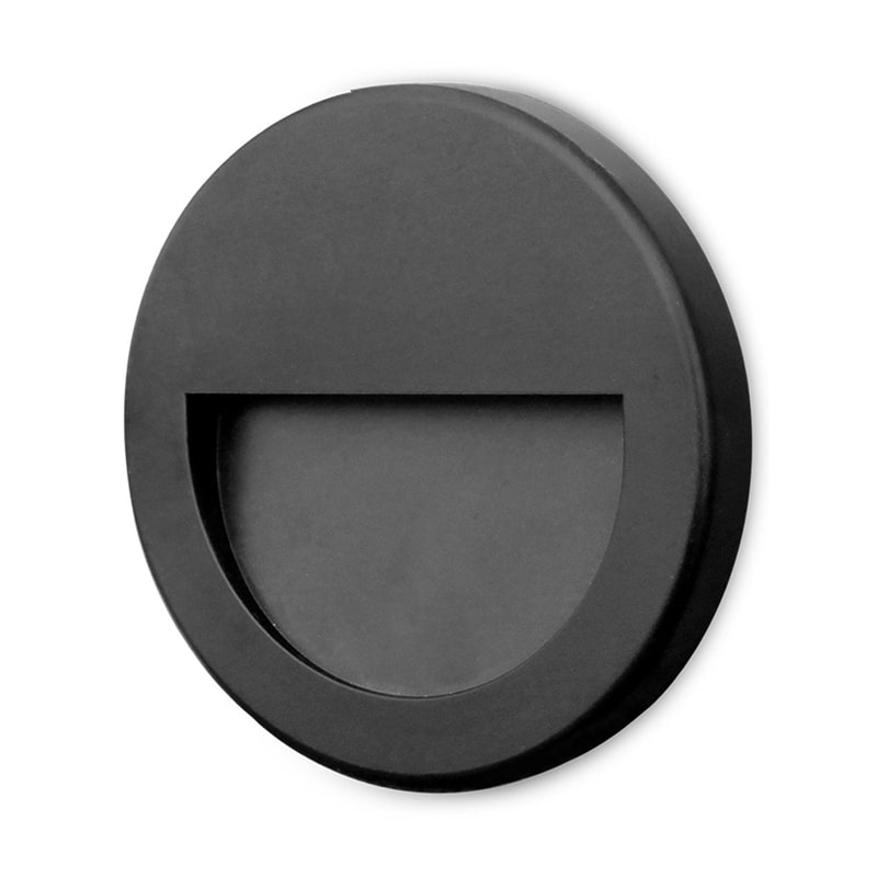 Braytron Lépcsovilágító Lámpatest Fekete 160Lm 3000K IP65 220-240V BG38-02001
