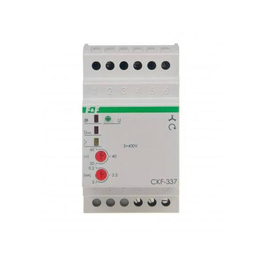 Fázisfigyelő relé, (asszimetria, kiesés, sorrend, fesz. esés) DIN 250VAC 8A*