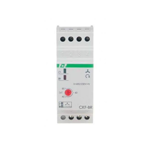 Fázisfigyelő relé, (asszimetria, kiesés, sorrend) állítható 1 × NO/NC 3 × 400 V + N*