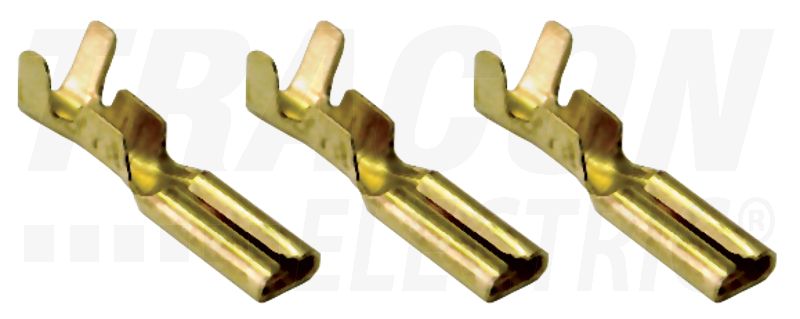 Szigeteletlen rátolható csatlakozó huvely 2,8×0,5mm, 0,5-1mm2