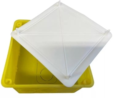 Dunszt Süllyesztett Kötődoboz fedél nélkül 100x100