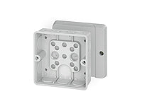 Hensel Kötődoboz falonkívüli 98mmx 98mmx 55mm szürke műanyag IP55