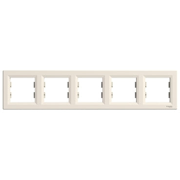 Schneider Asfora Ötös keret, vízszintes, bézs