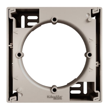 Schneider Asfora Egyes kiemelőkeret, vízszintesen sorolható, bronz