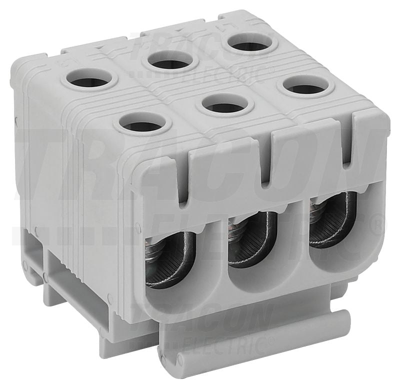 Főáramköri leágazó kapocs, FLEAL típus 2.5-50mm2, max. 1000VAC, 1500VDC, 3×max.160A