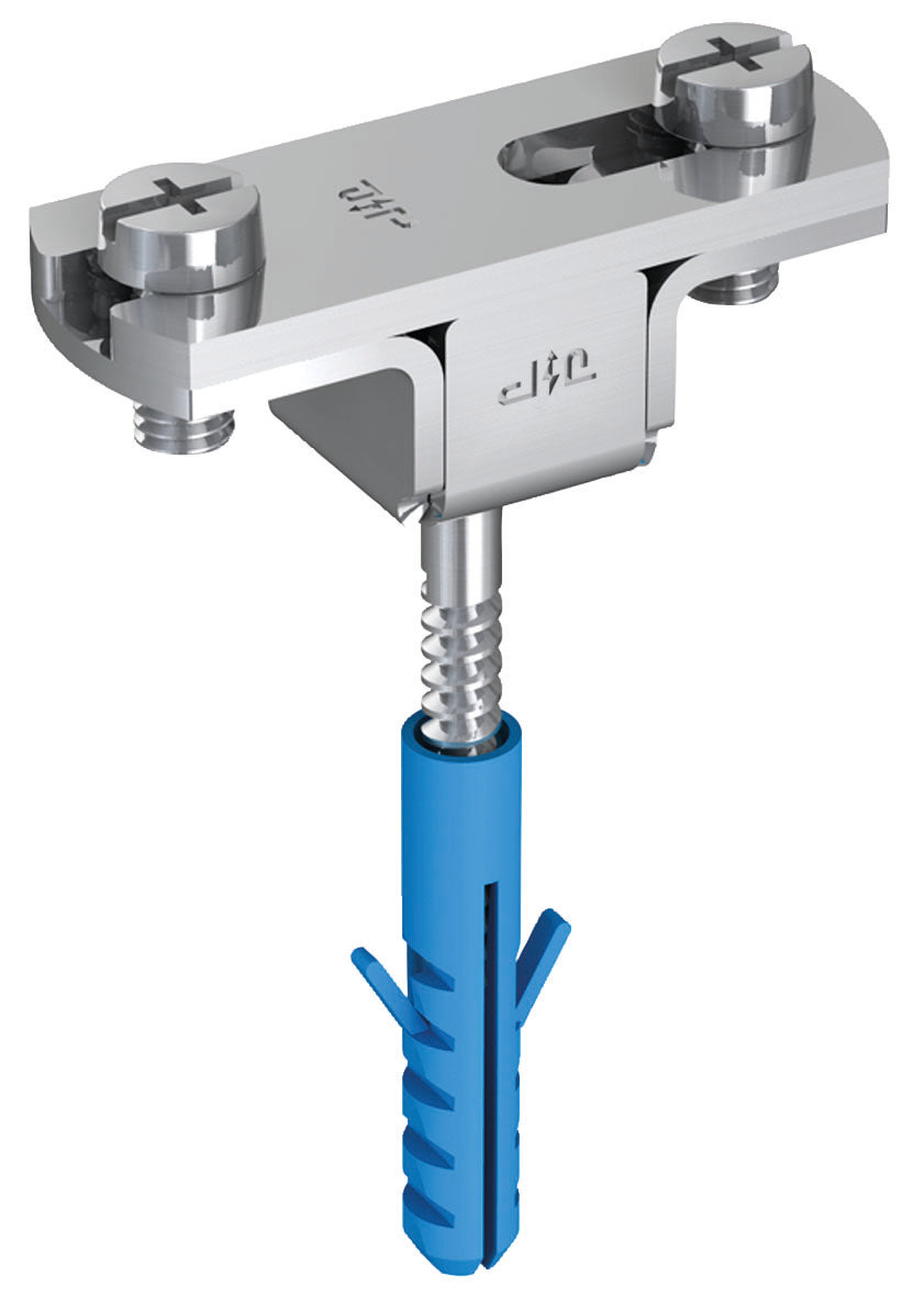 J.Propster lapos szalagtartó 30mm tiplivel,csavarral