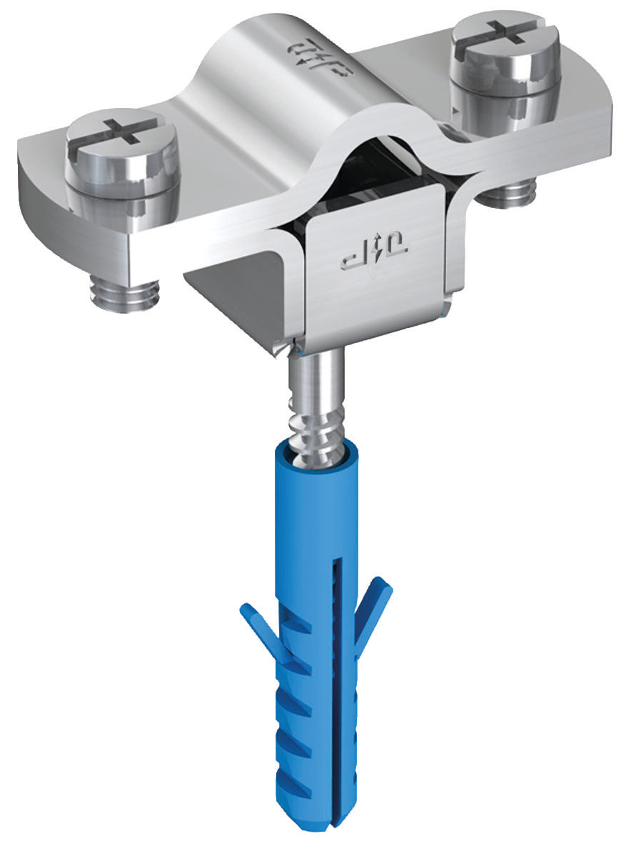 J.Propster Vezetéktartó+csavar tipli 8-10/30mm