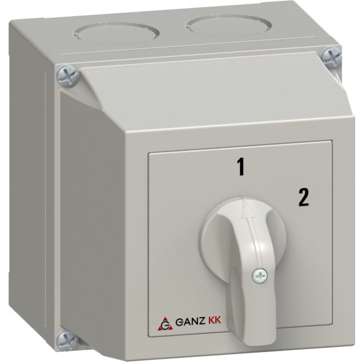 Ganz KKM1-32-6004 Tokozott, 3 pólusú, 1-2 átkapcsoló