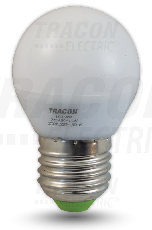 Normál alakú LED fényforrás 230 VAC 4W 2700K E27 320lm G45 EEI=G