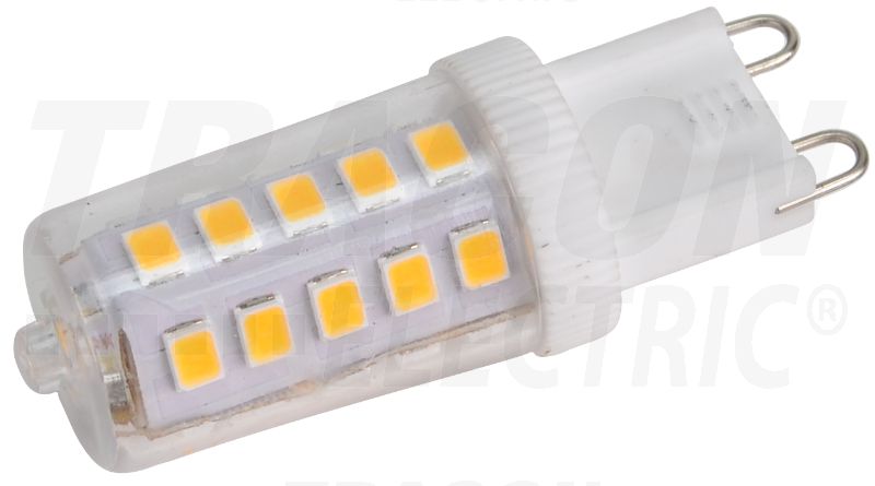 LED fényforrás G9 foglalattal 230 VAC 3W 4000K G9 350lm EEI=E