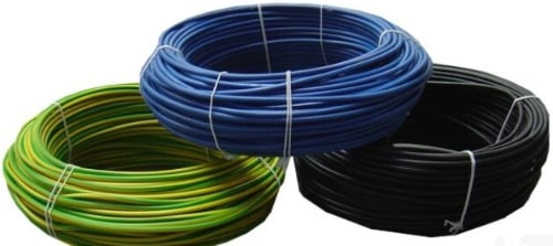 Tömörerű Vezeték csak 100m-es tekercs vásárlás esetében (m/ár) MCU 1,5mm2 H05V-U  Zöldsárga