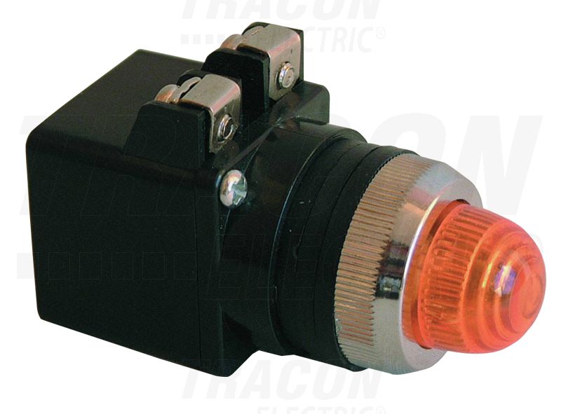 Jelzőlámpa müa: 0,4A/230V AC, d=22mm, IP42, NYGI6 NYLBV854P