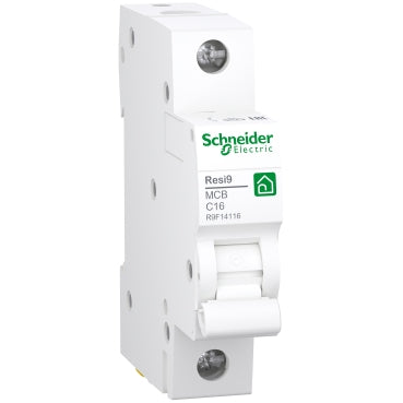 Schneider RESI9 kismegszakító, 1P, C, 16A 4,5kA R9F14116