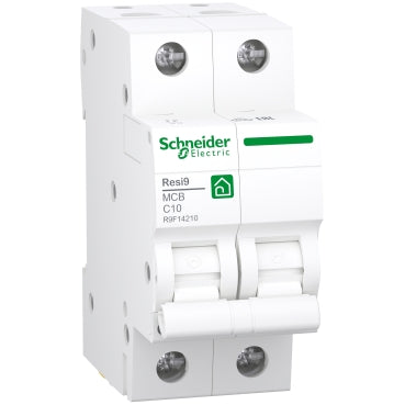 Schneider RESI9 kismegszakító, 2P, C, 10A 4,5kA