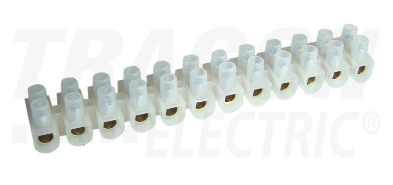 Flexibilis sorozatkapocs "U"-profil 6mm2, 450VAC, 40A, PE