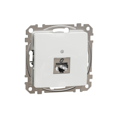 Schneider ÚJ SEDNA 1xRJ45 Cat6 STP aljzat, fehér