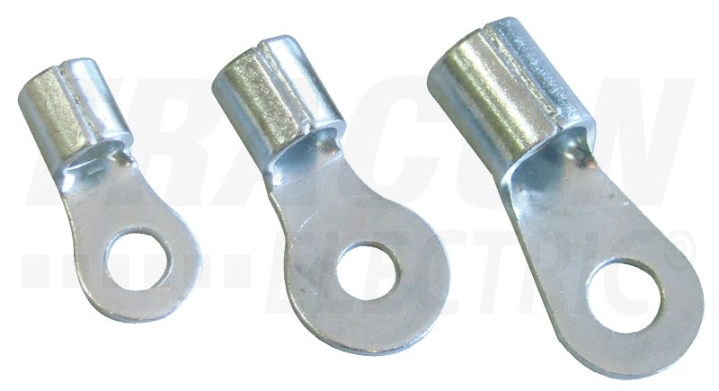 Szigeteletlen szemes lemezsaru 2,5mm2, M6, (d1=3mm, d2=6,4mm)