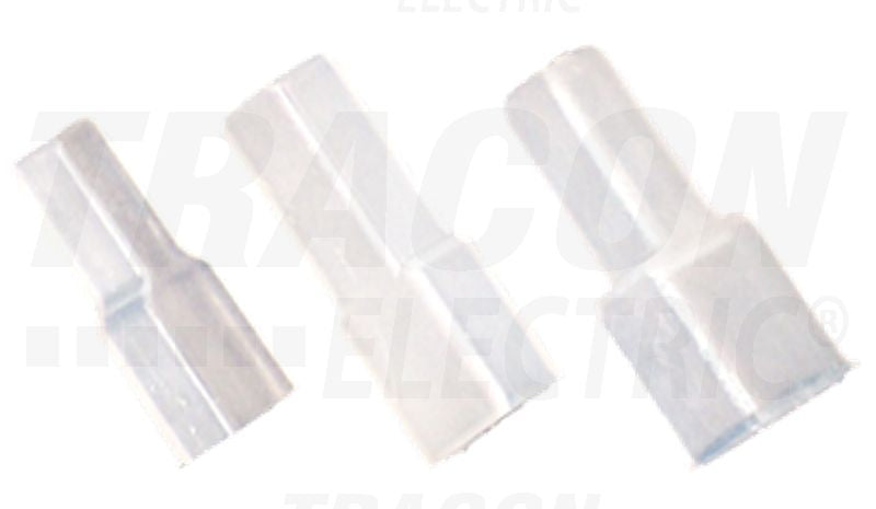 PVC szigetelés rátolható csatlakozóhoz 6,3×0,8mm