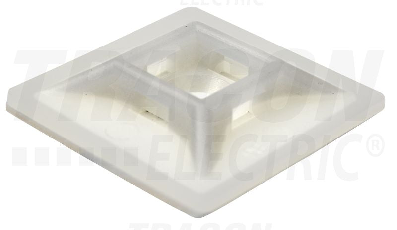 Öntapadós négyoldalról toldható kábelkötegelő talp 19×19mm, d=5mm, PA6.6, 3M