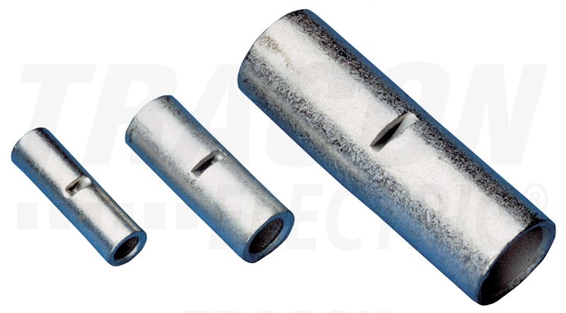 Szigeteletlen toldohuvely 6mm2, (d1=3,8mm, L=15mm)