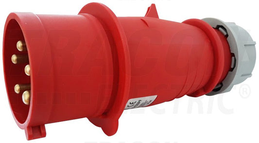 Fázisfordítós ipari csatlakozódugó 32A, 400V, 3P+N+E, 6h, IP44