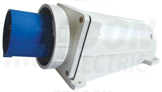 Falonkívüli szerelhető ipari   ipari csatlakozódugó 125A, 250V, 2P+E, 6h, IP67