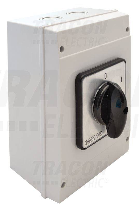 Tracon Tokozott BE-KI kapcsoló 400V, 50Hz, 125A, 3P, 30kW, IP65