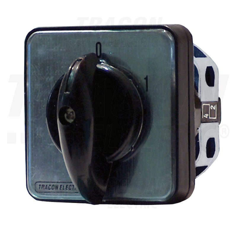 Tracon Általános BE-KI kapcsoló 400V, 20A, 2P, 5,5kW, 48×48mm