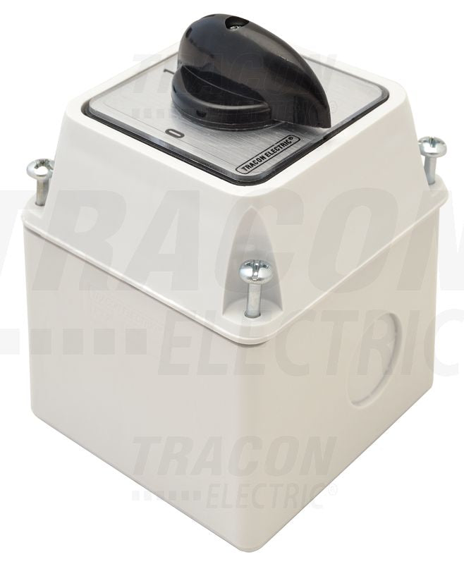Tracon Tokozott BE-KI kapcsoló 400V, 50Hz, 25A, 2P, 7,5kW IP65