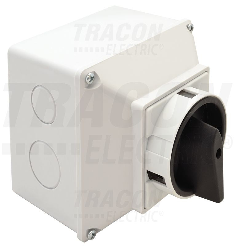 Főkapcsoló 400V, 50Hz, 32A, 4P, 11kW, 64×64mm tokozott IP44