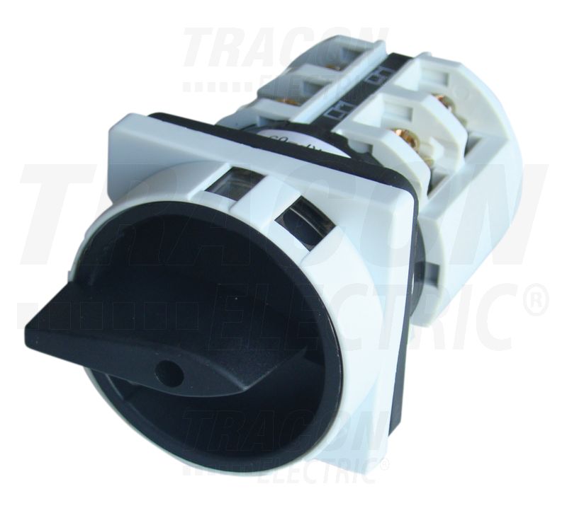 Főkapcsoló 400V, 50Hz, 63A, 4P, 18,5kW, 64×64mm tokozott IP44