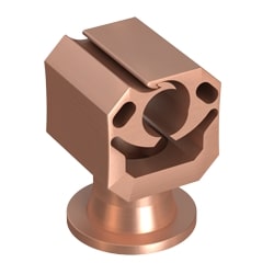 J.Propster 1158 műanyag vezetéktartó 22mm / M6 Réz