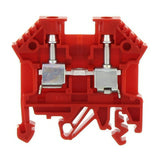 CONTA-CLIP Átmenő sorkapocs TS32/35 1-szintes 32A 0,2-4mm2/érvéghüvely piros RK 2,5-4 RD 1001.9