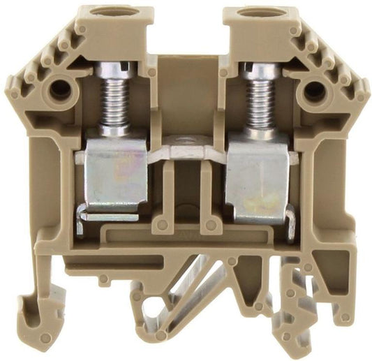 CONTA-CLIP Átmenő sorkapocs TS32/35 1-szintes 57A 0,2-10mm2/érvéghüvely bézs csavaros/ RK 6-10 BG 1005.2