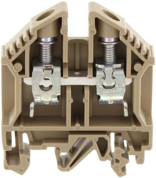 CONTA-CLIP Átmenő sorkapocs TS32/35 1-szintes 76A 2,5-16mm2/érvéghüvely bézs csavaros/ RK 16 BG 1050.2