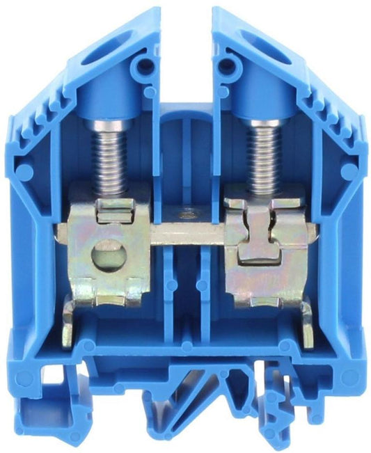 CONTA-CLIP Átmenő sorkapocs TS32/35 1-szintes 125A 2,5-35mm2/érvéghüvely kék csavaros/ RK 35 BU  1052.5