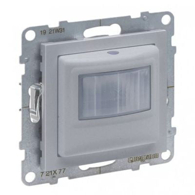 LEGRAND Suno alumínium mozgásérzékelős (PIR) kapcsoló, 500 W LED, 3 vezetékes, alumínium 721377A