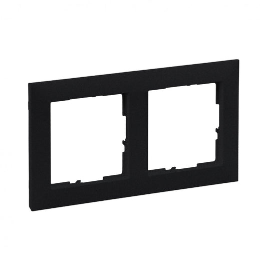 LEGRAND Suno fekete keret 2-es 721522