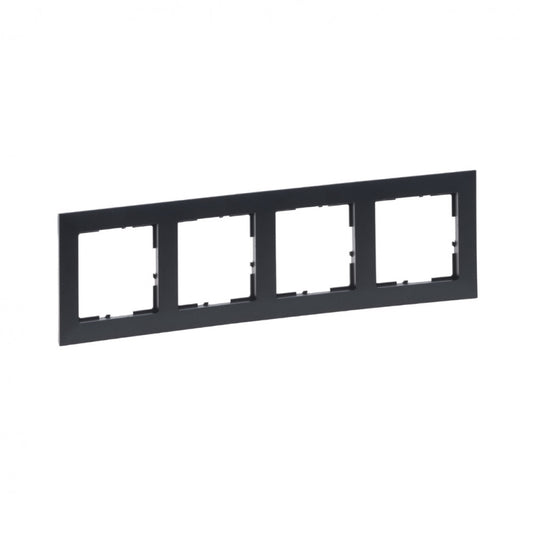 LEGRAND Suno sötét szürke keret 4-es 721554
