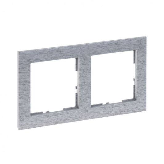 LEGRAND Suno csiszolt alumínium keret 2-es 721562