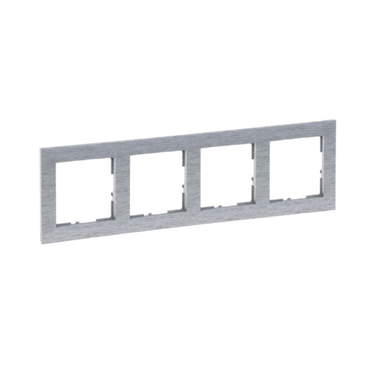 LEGRAND Suno csiszolt alumínium keret 4-es 721564