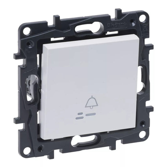 LEGRAND Niloé Step fehér N101 JF CSJ egypólusú nyomó jelzőfénnyel, csengőjellel 863110