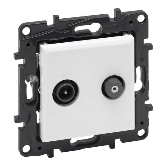 LEGRAND Niloé Step fehér TV-SAT csillagpontos aljzat (1,5 dB) 863183