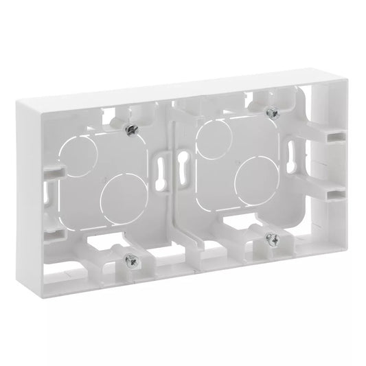 LEGRAND Niloé Step fehér kiemelődoboz, kettős 863198