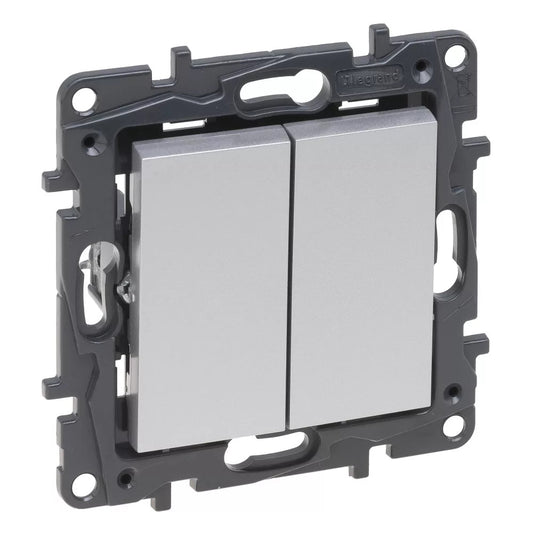 LEGRAND Niloé Step alumínium 105 csillárkapcsoló, 10AX 863305
