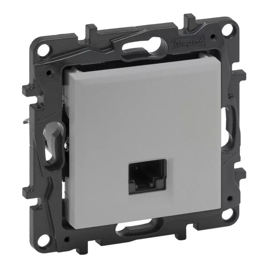 LEGRAND Niloé Step alumínium RJ45 Cat.6 STP aljzat 863365