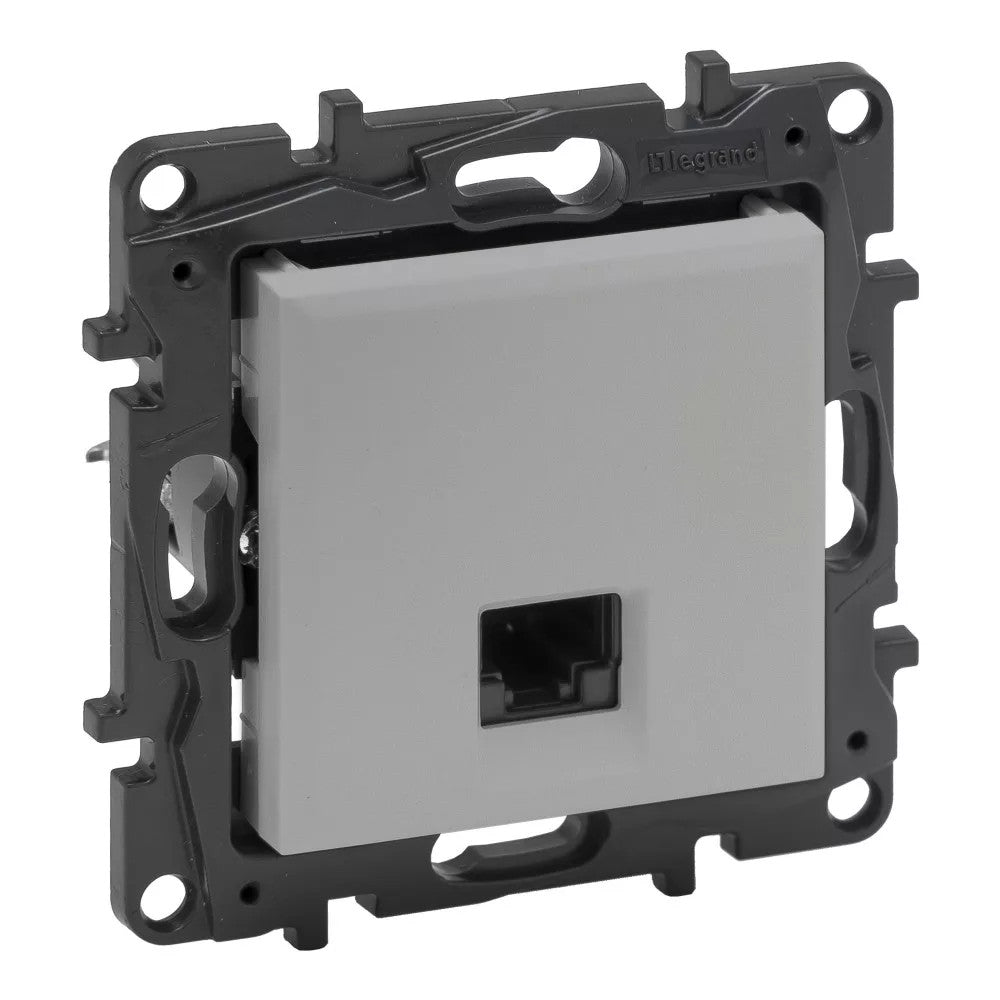 LEGRAND Niloé Step alumínium RJ45 Cat.6A STP aljzat 863369