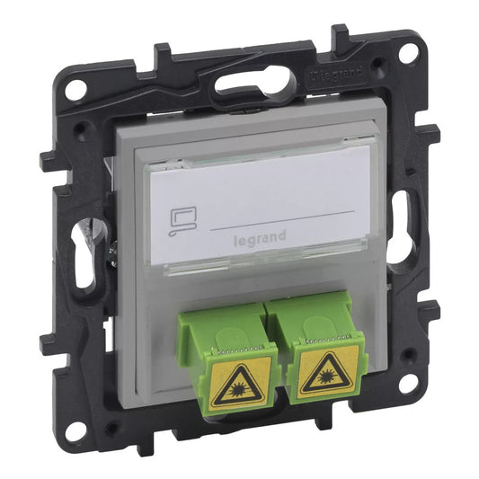 LEGRAND Niloé Step alumínium SC/APC optikai aljzat 863371