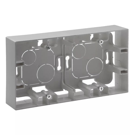 LEGRAND Niloé Step alumínium kiemelődoboz, kettős 863398
